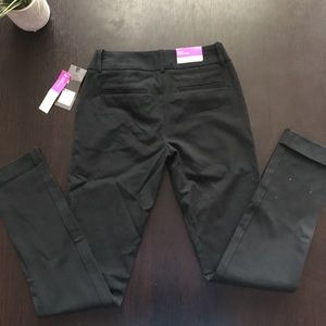 Skinny mid rise 2 black mossimo work pants